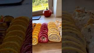 Этот сырный рулет украсит любой праздничный стол #готовка #рецепт #еда #вкусно #кулинар #рецепты