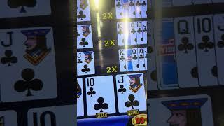 Dealt 4 to the Royal on 10 hands- Can I get just one? #poker #videopoker #casino #royalflush #vegas