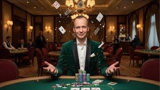 Русский  покер стрим из реального #казино. деп 2500$ #покер #рулетка #bigwin #borodach