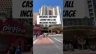 Breaking another casino has & All Inclusive Package #vegas #casino #vegashotels #lasvegas