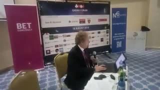 Доклад PHILIP DAVIES на CASINO FORUM BATUMI Казино Форум Батуми
