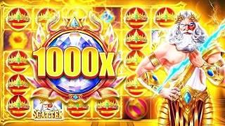 ЛЕГЕНДАРНЫЙ ЗАНОС!!! САМАЯ ЛУЧШАЯ СЕССИЯ!!! СМОГ ДОЖАТЬ GATES OF OLYMPUS SUPER SCATTER!!!