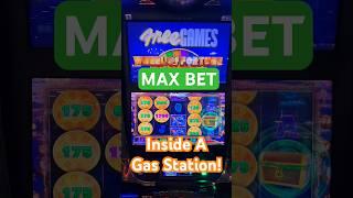 Max Bet WHEEL OF FORTUNE Inside A Gas Station! #casino #gambling #slots