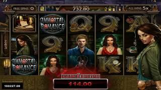 Бонус Casino Immortal Romance Amber x122 Free Spins Bonus