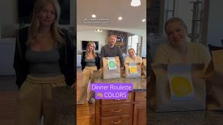 Dinner Roulette with COLORS! @livdean332 @Ridge-Riders #dinner #roulette #leftovers #colors #famfun