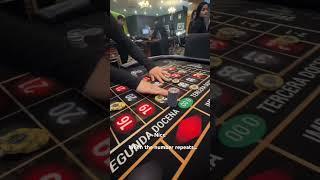 When the number repeats and you put more on! High Stakes Roulette, Puerto Vallarta casinos #casino