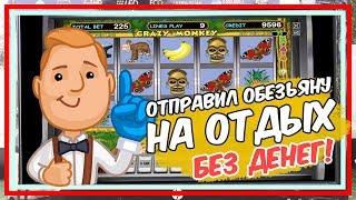 Крейзи манки  отправили отдыхать без денег! Занос недели в казино оформлен!
