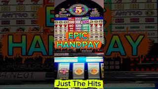 MASSIVE HANDPAY 5X Pay Best Moments #slots #jackpot #casino