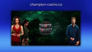 Обзор автомата Immortal Romance в казино Чемпион: смотрим!