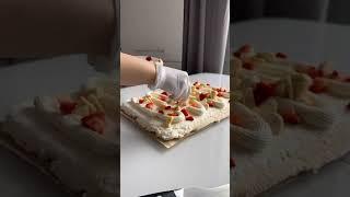 Рецепт НЕЖНЕЙШЕГО КРЕМА для РУЛЕТА от Елизаветы @liza_cake26
