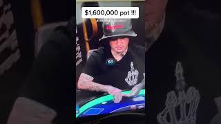 WATCH Mikki Mase Plays With $1,600,000 Pot ❗ #gambling #casino