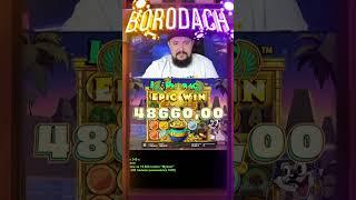 ПОЙМАЛ ПОЛЯНУ МОНЕТ!!! ЗОЛОТОЙ КЛЕВЕР В LE PHARAON  #шортс #заносы #casino #заносынедели