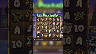 LE PHARAOH СНОВА ЗАНОСИТ КЛЕВЕРАМИ! #casino #заноснедели #shorts #занос