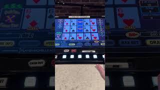 Dealt quads on 3 hands at 25 cent denom! Come on, multiplier! #poker #videopoker #casino #vegas