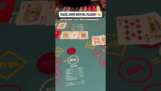 He flopped a ROYAL FLUSH playing UTH but…