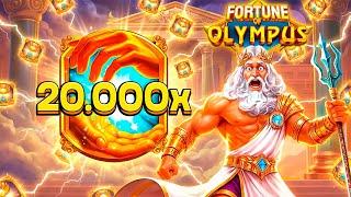 СДЕЛАЛ 20 СУПЕР СПИНОВ ЗА 20 ЛЯМОВ И ПОЙМАЛ ЗАНОС ГОДА!? Fortune of Olympus