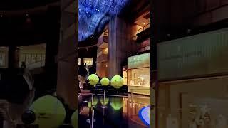 Nighttime Tennis Ball Art Creates MAGICAL Display