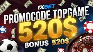 1XBET Онлайн Казино: Получи бонус 520$ по промокоду TOPGAME!