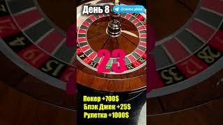 Баттл игр Казино. Рулетка. 8 День.