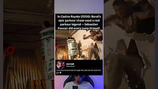 In Casino Royale 2006  Bond s epic parkour chase used a real parkour legend...