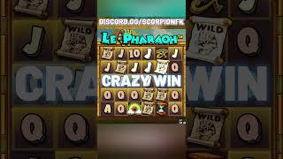 BIG WIN ON NEW LE PHARAOH SLOT