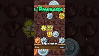 3 GOLDEN CLOVERS in ONE BONUS on LE PHARAOH
