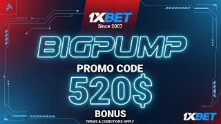 Win Big at 1XBET CASINO with $520 Bonus Code BIGPUMP! Register Now!