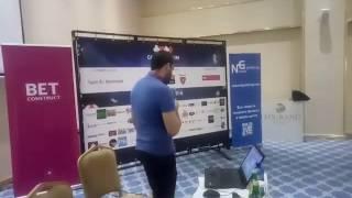 Доклад ZAKARIA KHITARISHVILI на CASINO FORUM BATUMI Казино Форум Батуми