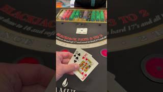 Double deck pitch in San Diego!! #blackjack #gambling #casino