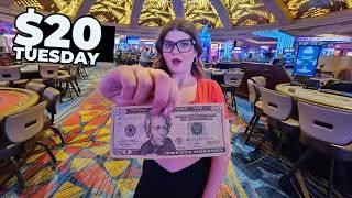 We Crushed the Casino Using the $20 Slot Method!