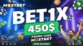 Играй в Мостбет казино онлайн и получи бонус +450$ с промокодом BET1X!