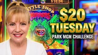 $20 Slot Challenge: Prosperity Pearl, Little Shop of Horrors & Dragon's Echo