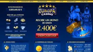 Europa Casino; los más realistas juegos de tragaperras y ruleta online