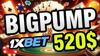 Успей выиграть 520$ в 1XBET Казино по промокоду BIGPUMP! Регистрируйся прямо сейчас!