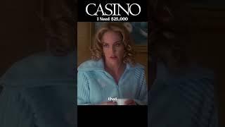 Ginger Asks 25,000 From Sam  Casino 1995 #casino #robertdeniromovies #sharonstone #joepesci
