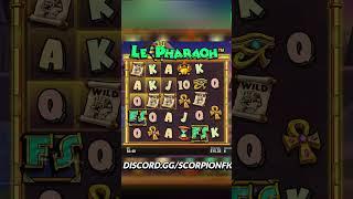 MASSIVE 500X COIN WIN ON NEW LE PHARAOH SLOT#casino #slot #gambling #betting #degen #shorts