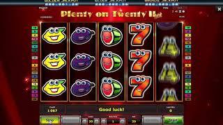 Игровой автомат PLENTY ON TWENTY 2 HOT играть бесплатно и без регистрации онлайн