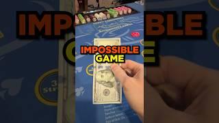 I bet $100 on an impossible game 