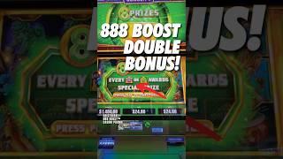 THIS 888 BOOST SLOT HIT THE DOUBLE BONUS AND HAD A GREAT HANDPAY! #shortsfeed #short #shorts #fyp