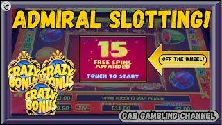 Admiral Casino Slot Session! | New Slot - Crazy Joker Wild & 12 FOBT Bonuses!