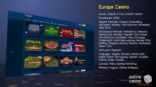 All the tricks of playing in Europa casino in the review by OnlineCasinoBOX.net