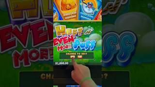 Huff n Even More Puff baby! #gambling #casino #money #comedy #slots