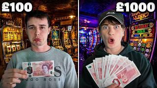 £100 vs £1000 Casino Challenge!