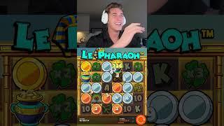 ПОЙМАЛ МАКСВИН В LE PHARAOH ! РЕКОРДНЫЙ ЗАНОС #shorts #максвин #занос