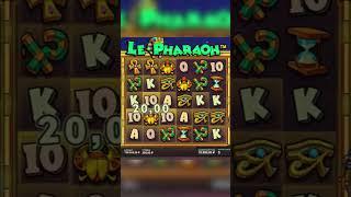 LE PHARAOH СНОВА ПОКАЗЫВАЕТ НА ЧТО СПОСОБЕН #casino #заноснедели #shorts #занос
