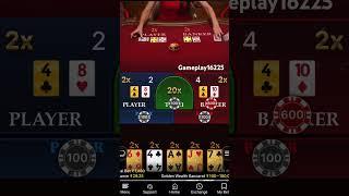 Golden cards on both sides#baccarat #1xbet #casino #unlucky #play #multiplier #goldencard