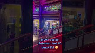 #crowncasino #christmastree it’s so beautiful #christmas2023 