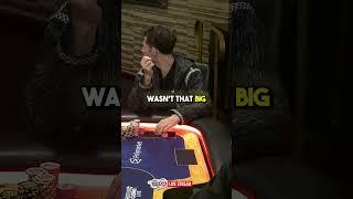 Poker pro throws his cards at the dealer! 