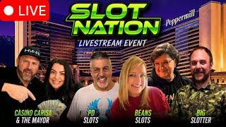 SlotNation Takes on Peppermill Reno High Limit Room! #live #casino #gamble