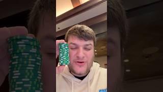Turning Green Chips Into Black Chips! #gambling #casino #money #comedy #slots